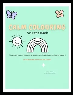 Calm Colouring for Little Minds book cover