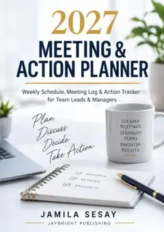 2027 Meeting and Action Planner book cover