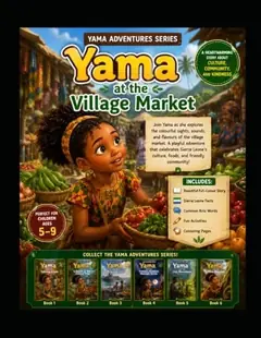 Official cover for Yama at the Village Market by Jamila Sesay